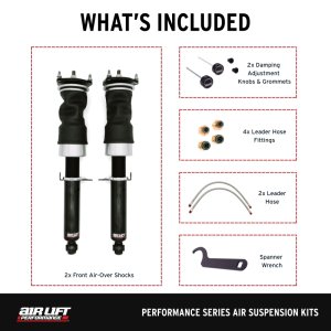 Nissan Z Air Suspension Kit - Front - Air Lift - 32-Level Adjustable Damping - `23-`25 Nissan Z Air Suspension Kit - Front - Air Lift - 32-Level Adjustable Damping - `23-`25